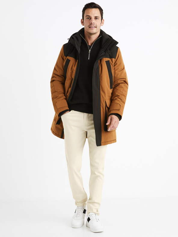 Celio Кафяво яке Celio Cubicol