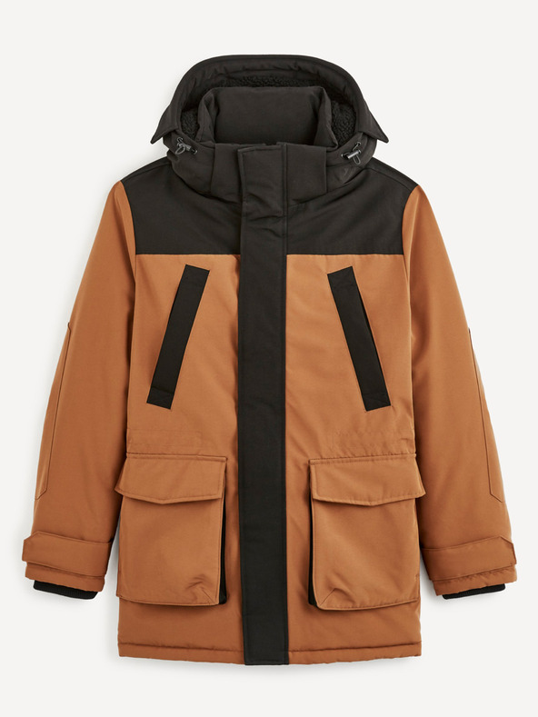 Celio Кафяво яке Celio Cubicol