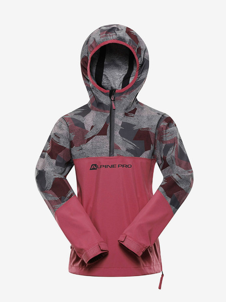 ALPINE PRO Сиво и розово детско яке ALPINE PRO GIBBO