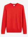 Celio Червен мъжки пуловер Celio Bepic