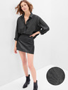 GAP Oversize риза с металически нишки GAP