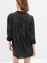 GAP Oversize риза с металически нишки GAP