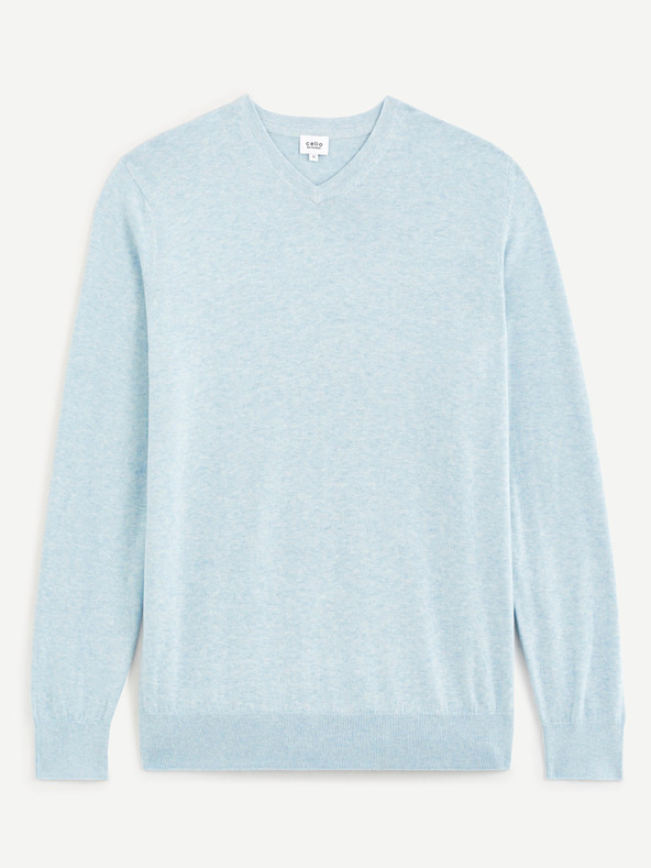 Celio Светлосин мъжки пуловер Celio Decotonv