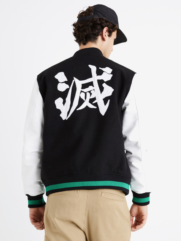 Celio Черно мъжко яке Celio Demon Slayer