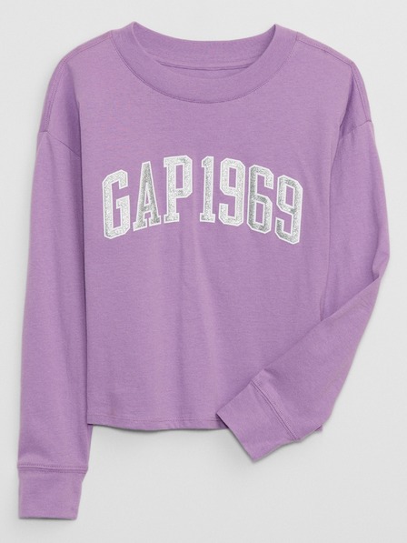 GAP Детска тениска с метално лого Gap
