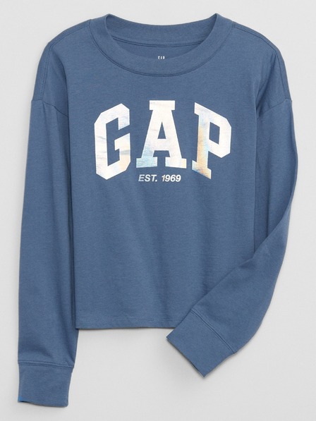 GAP Детска тениска с метално лого Gap