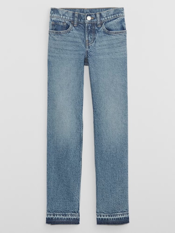 GAP Детски дънки straight mid rise GAP
