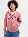 GAP Суитшърт шерпа с лого GAP