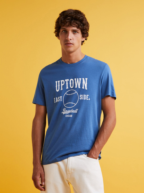 Celio Синя мъжка тениска Celio Feklyn