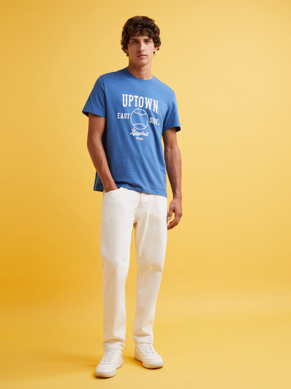 Celio Синя мъжка тениска Celio Feklyn