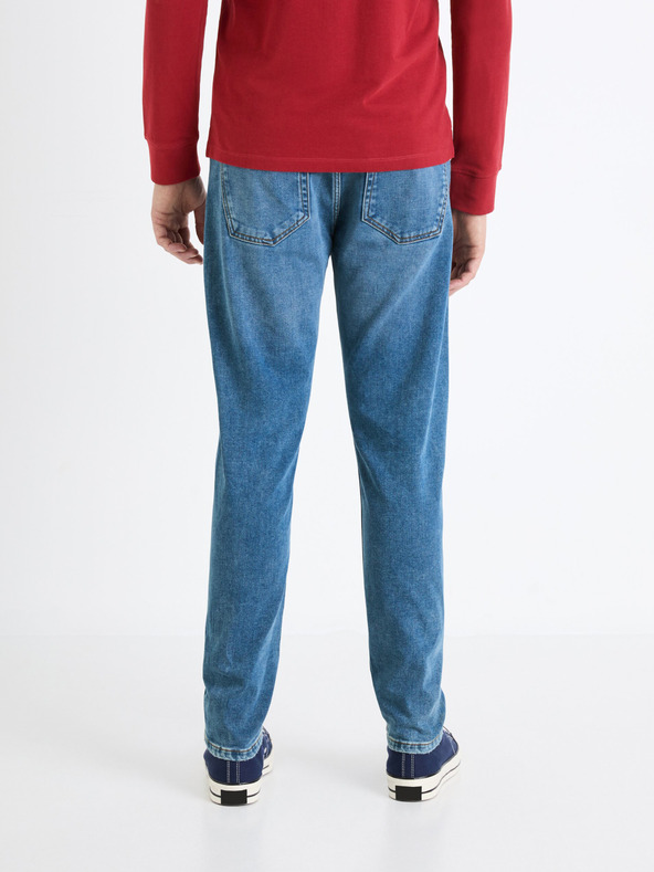Celio Светлосини мъжки дънки с къса кройка Celio Foactive