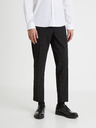 Celio Черен мъжки кариран скъсен панталон Celio Fonoel