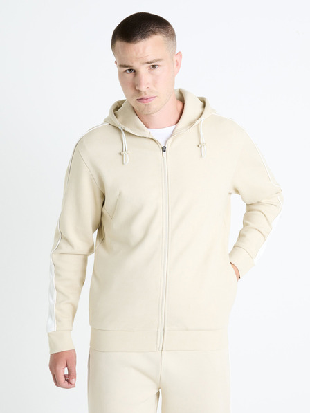 Celio Бежова мъжка блуза с качулка Celio Fefada