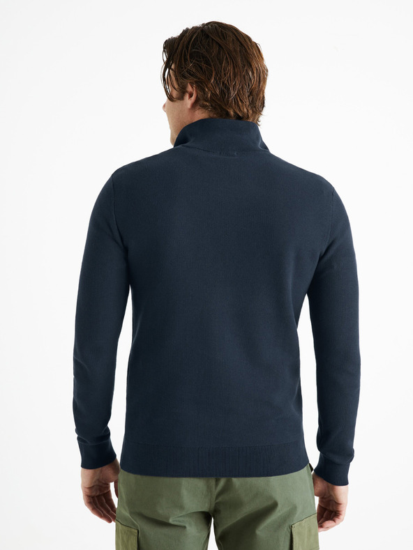 Celio Тъмносин мъжки пуловер Celio Celim