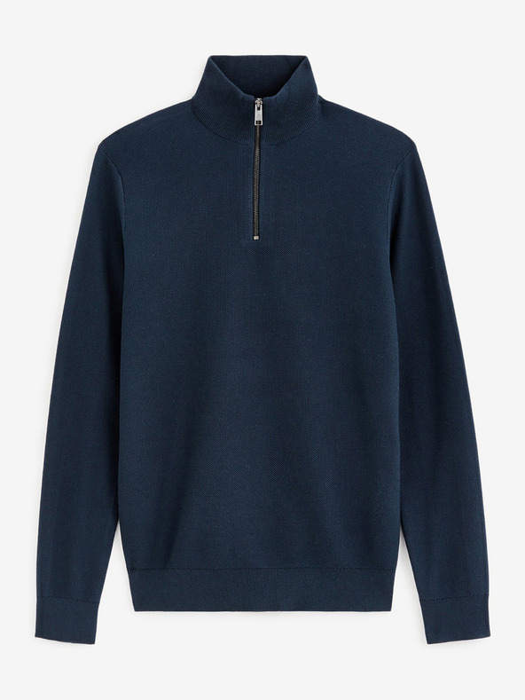 Celio Тъмносин мъжки пуловер Celio Celim