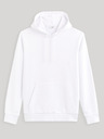 Celio Бял мъжки суитшърт с качулка Celio Fesix