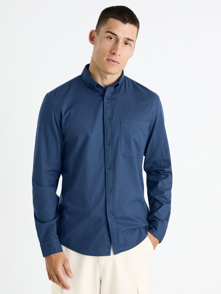 Celio Тъмносиня мъжка риза Celio Farobone2