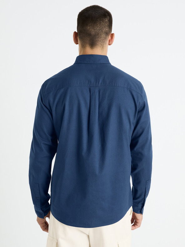 Celio Тъмносиня мъжка риза Celio Farobone2