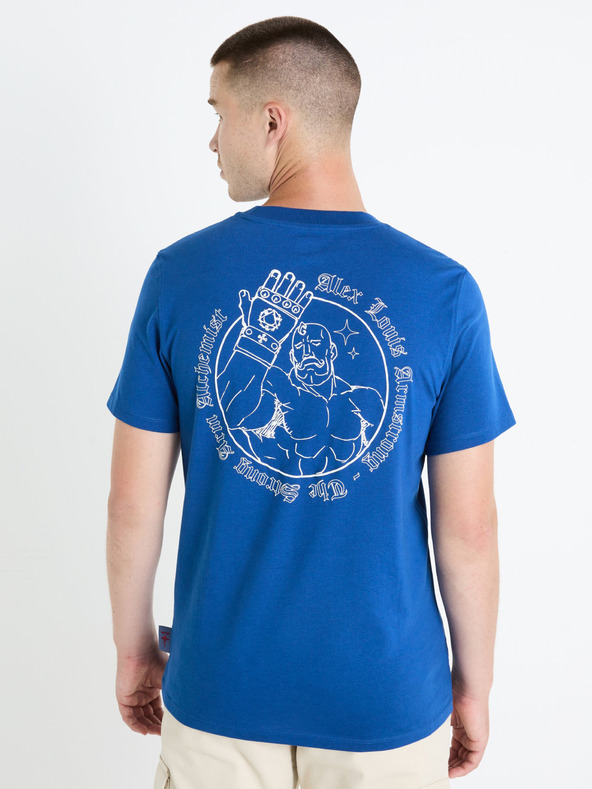 Celio Синя мъжка тениска Celio Fullmetal Alchemist