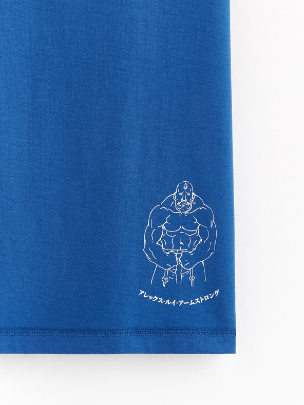 Celio Синя мъжка тениска Celio Fullmetal Alchemist