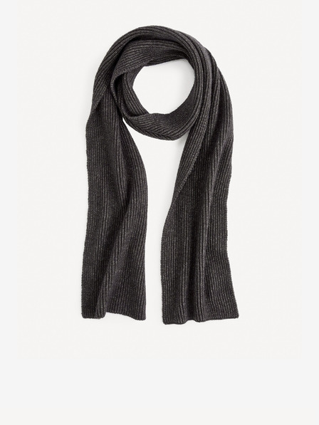 Celio Тъмно сив мъжки шал Celio Virbis
