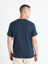 Celio Тъмносиня мъжка тениска с щампа Celio Fedecamp
