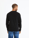 Celio Черен мъжки основен пуловер Celio Femoon