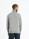 Celio Сив мъжки основен пуловер с ролка Celio Feroll