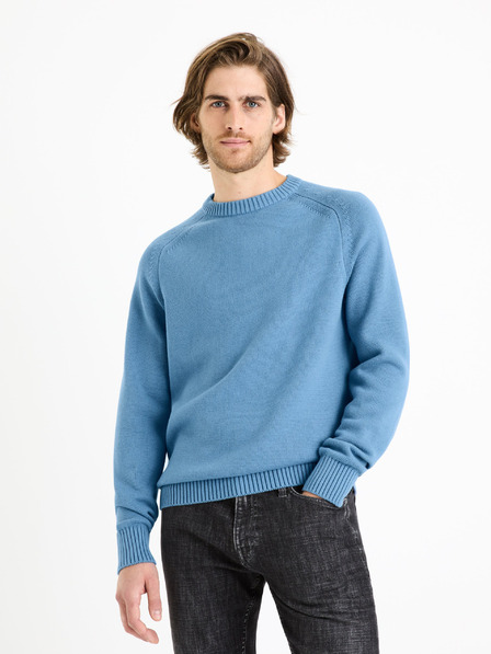 Celio Син мъжки основен пуловер Celio Febasic