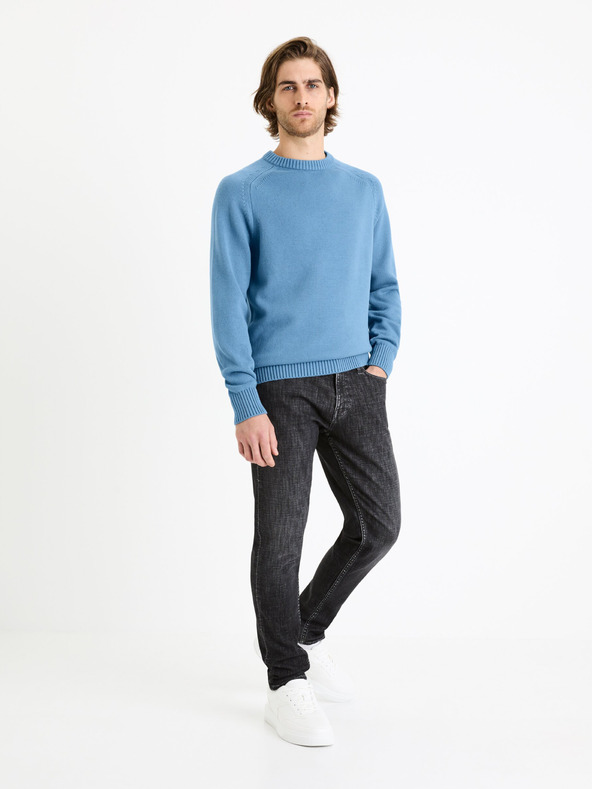 Celio Син мъжки основен пуловер Celio Febasic