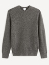 Celio Сив мъжки основен пуловер Celio Felinode