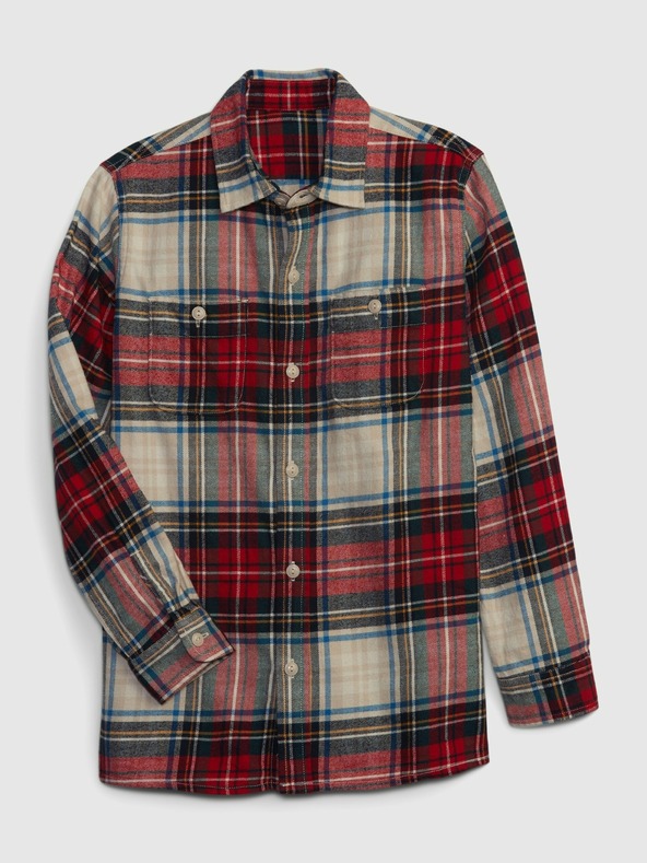 GAP Бебешка фланелена риза GAP