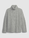 GAP Плетен суитшърт с поло яка GAP