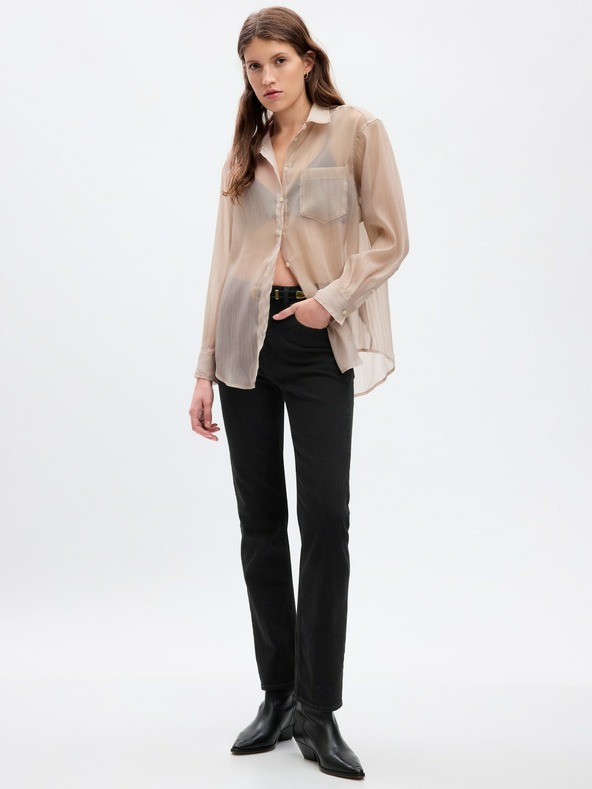GAP Прозрачна oversize риза GAP