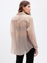 GAP Прозрачна oversize риза GAP