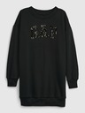 GAP Детска суитшърт рокля с лого GAP