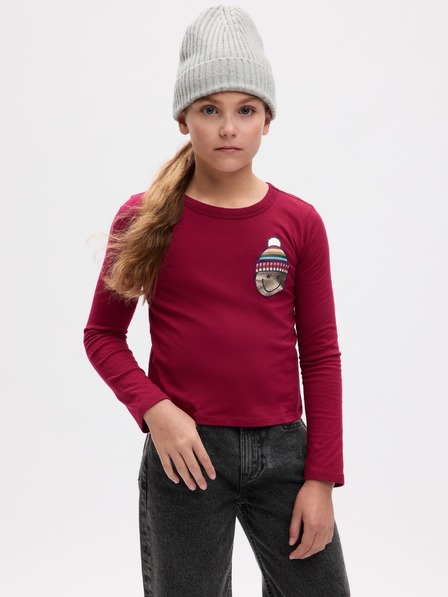 GAP Бебешка тениска с щампа Gap