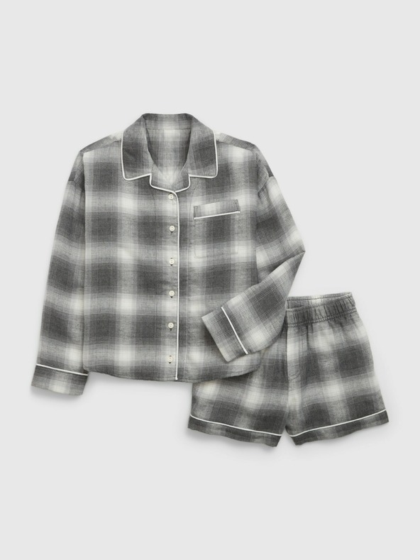 GAP Детска карирана пижама GAP
