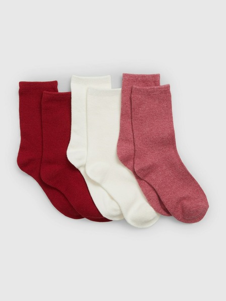GAP Детски чорапи CashSoft, 3 броя GAP