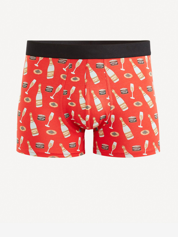 Celio Комплект боксерки и чорапи в червено и синьо от Celio
