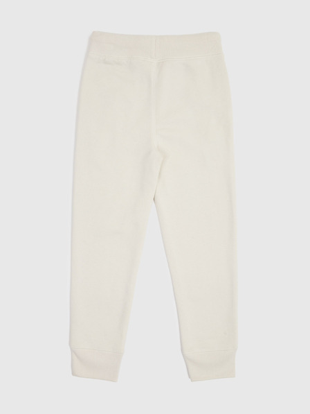 GAP Детски fleece тренировъчни панталони с логото GAP