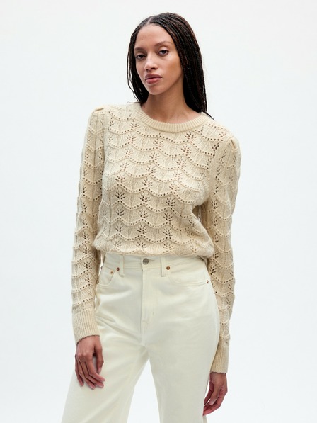 GAP Плетен пуловер с вълнена смес GAP