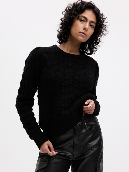 GAP Плетен пуловер с вълнена смес GAP