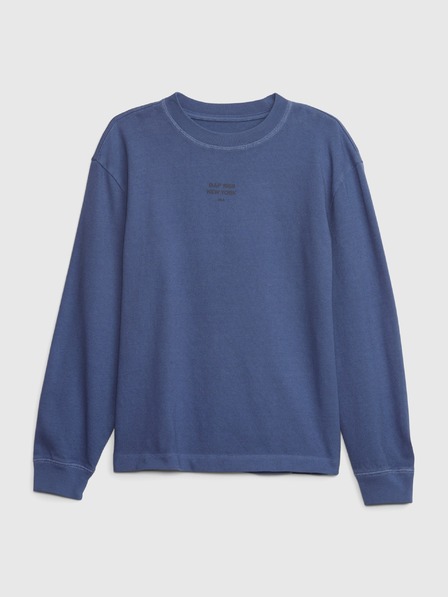 GAP Детска памучна тениска с висока плътност GAP