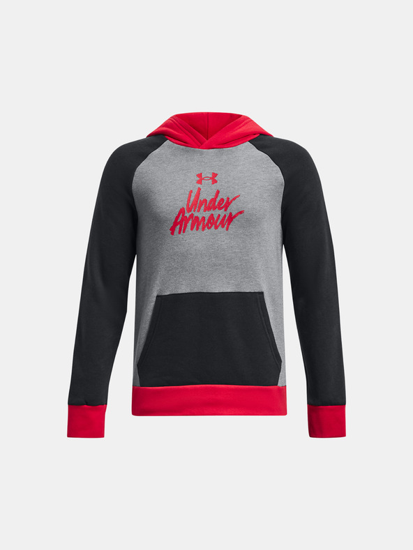 Under Armour Суитшърт за момчета Under Armour UA Rival Fleece Script CB HD