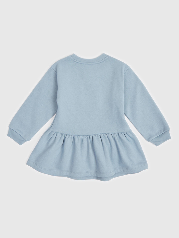 GAP Бебешка суитшърт рокля с лого GAP