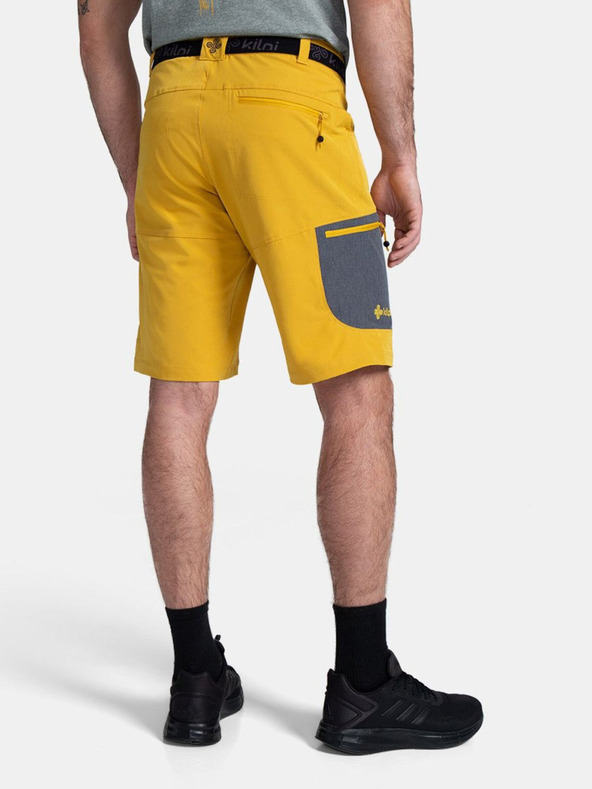 Kilpi Жълти мъжки спортни шорти Kilpi NAVIA