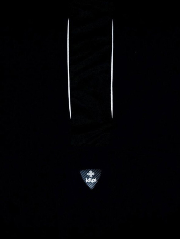 Kilpi Черна мъжка колоездачна фланелка с дълъг ръкав Kilpi CAMPOS-M