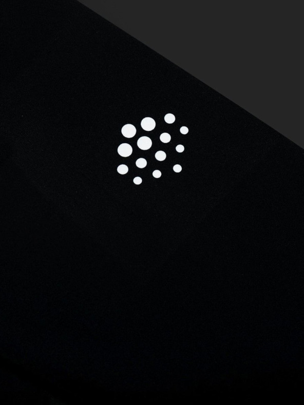 Kilpi Черна мъжка колоездачна фланелка с дълъг ръкав Kilpi CAMPOS-M