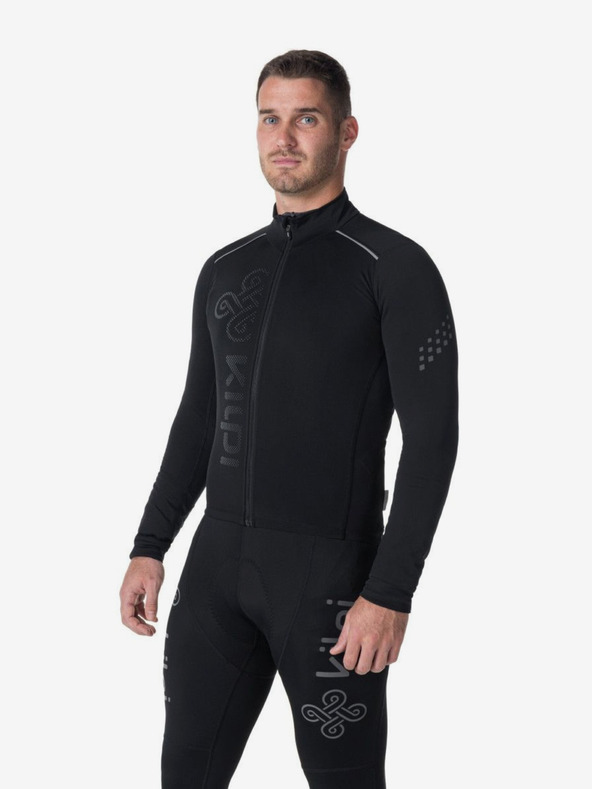 Kilpi Черно мъжко колоездачно трико Kilpi CAMPOS